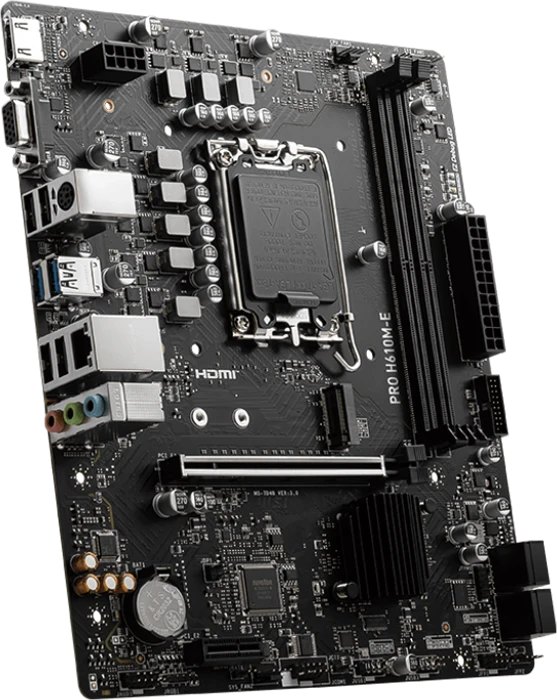 مادربرد MSI مدل PRO H610M-E