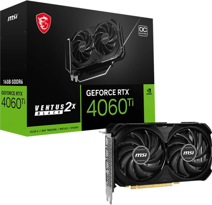 کارت گرافیک MSI مدل GeForce RTX 4060 Ti VENTUS 2X 16G OC