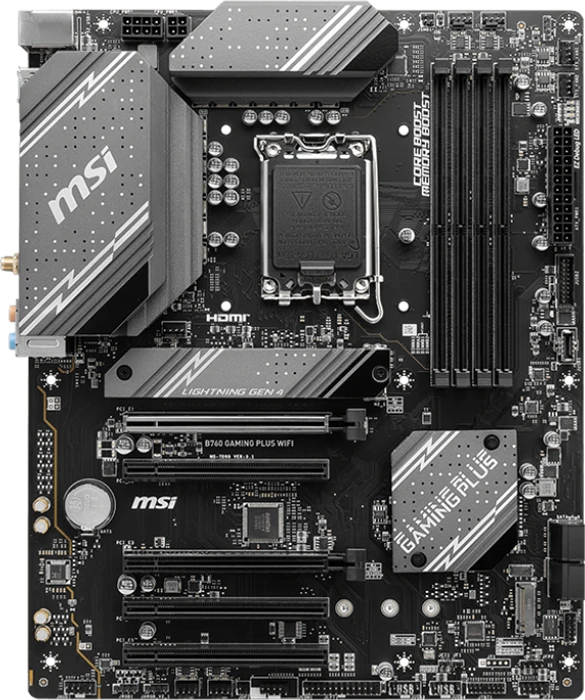 کالا MSI مدل B760 GAMING PLUS WIFI DDR5 ASLI MB