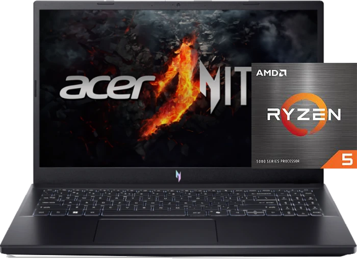 لپ تاپ گیمینگ 15.6 اینچ Acer مدل Nitro V 15 ANV15-41-R47X ( R5 7535HS-16GB-512GB SSD-RTX4050-FHD)