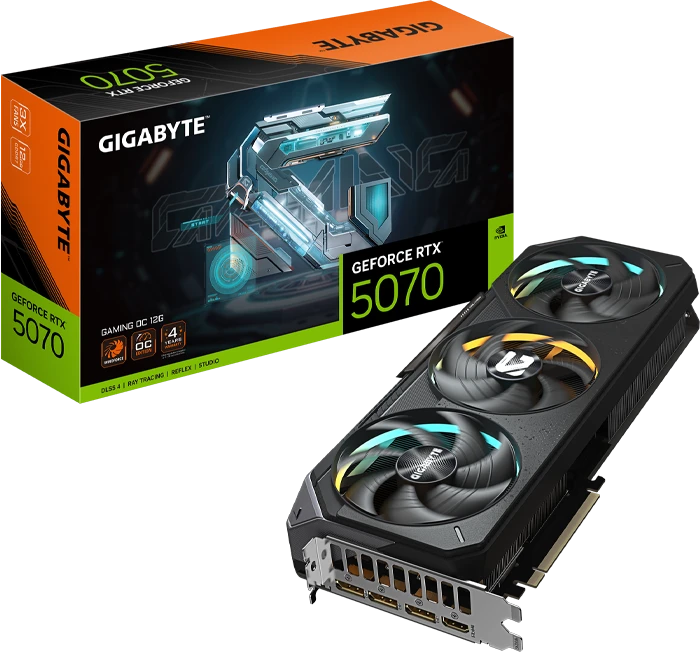 کارت گرافیک GIGABYTE مدل GeForce RTX 5070 GAMING OC 12G