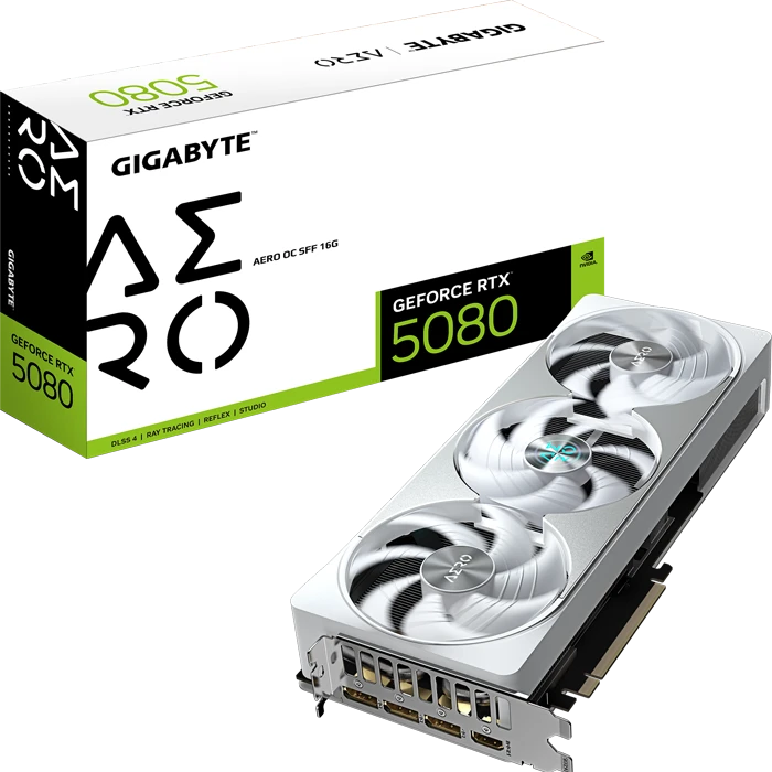 کارت گرافیک GIGABYTE مدل GeForce RTX 5080 AERO OC SFF 16G