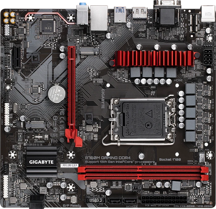 مادربرد GIGABYTE مدل (B760M GAMING DDR4 (REV.1.1