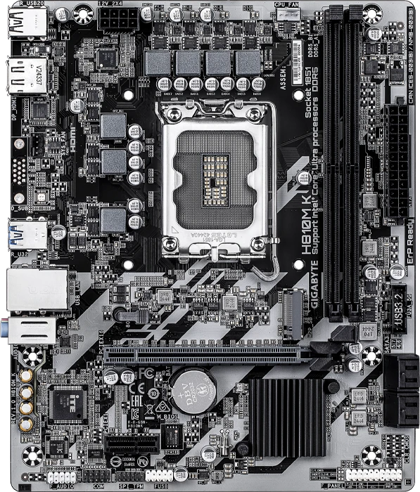 مادربرد GIGABYTE مدل H810M K DDR5