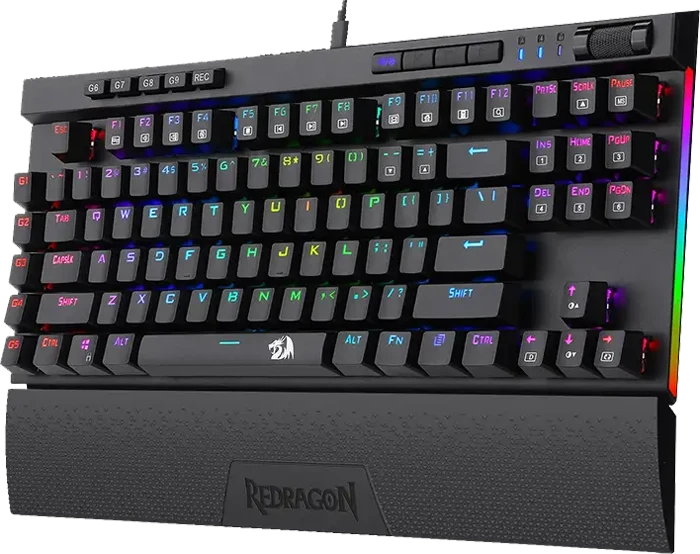 کیبورد سیمی گیمینگ Redragon مدل MAGIC WAND K587 با سوییچ آبی