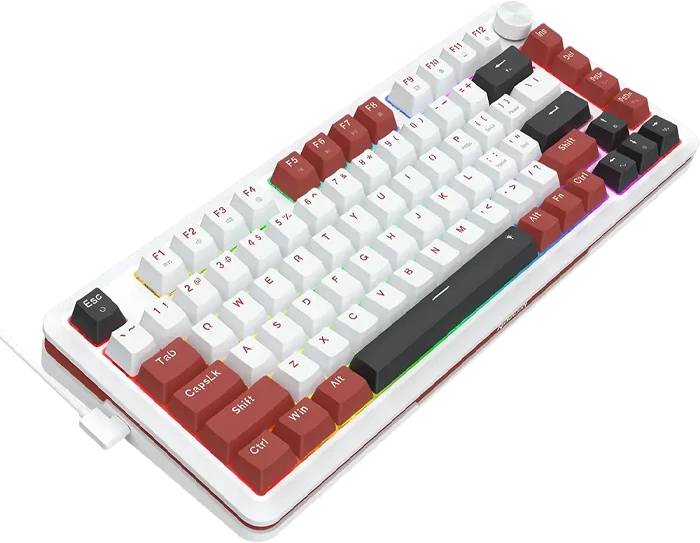 کیبورد سیمی گیمینگ Redragon مدل STORMHUNTER K721 WRB