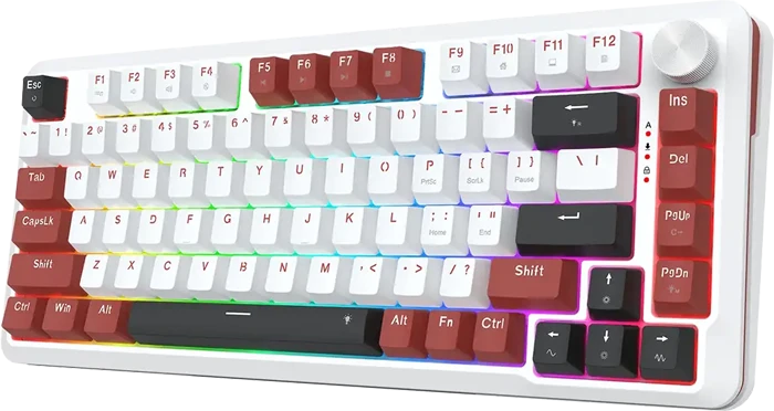 کیبورد سیمی گیمینگ Redragon مدل STORMHUNTER K721 WRB