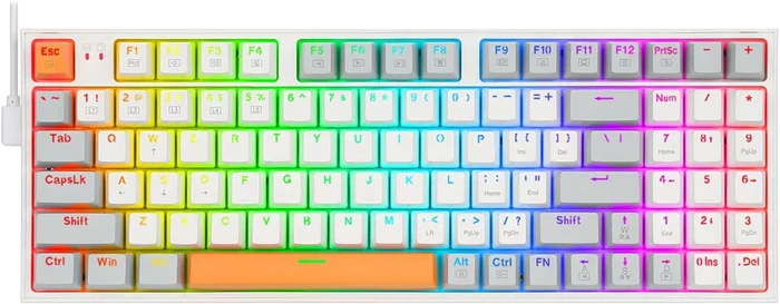REDRAGON GAMING Kitava K636 WGO RGB RED SWITCH WHITE TAKHTJAMSHID MECHANICAL KB