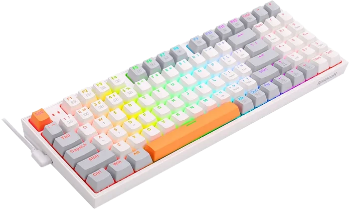 کیبورد سیمی گیمینگ Redragon مدل KITAVA K636 GWO RGB با سوئیچ قرمز