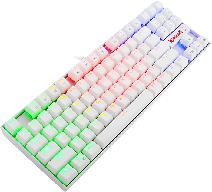 کیبورد سیمی گیمینگ Redragon مدل KUMARA K552 RGB با سوئیچ آبی