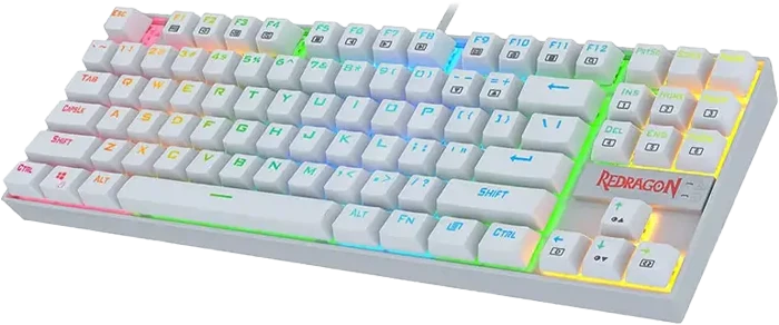 کیبورد سیمی گیمینگ Redragon مدل KUMARA K552 RGB با سوئیچ آبی