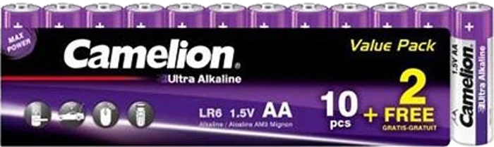 باتری قلمی 12 عددی Camelion مدل Ultra Alkaline LR6-SP10+2UT