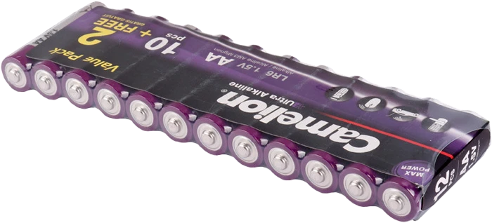 باتری قلمی 12 عددی Camelion مدل Ultra Alkaline LR6-SP10+2UT