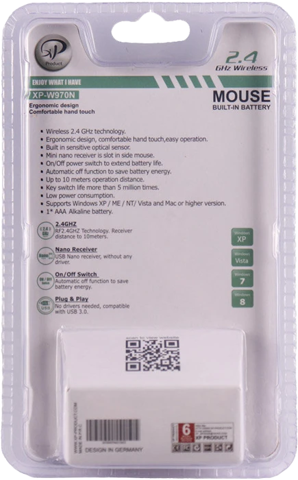 موس بی سیم XP-Product مدل XP-W970N