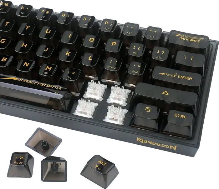 کیبورد سیمی گیمینگ Redragon مدل K617 CTP RGB