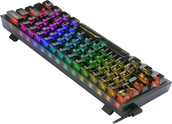 کیبورد سیمی گیمینگ Redragon مدل K617 CTP RGB
