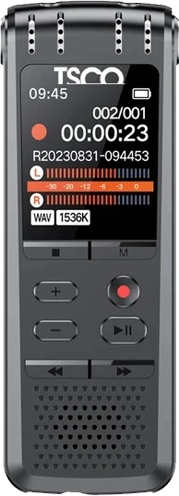 TR 905 BLACK DIGITAL VOICE RECORDER TSCO