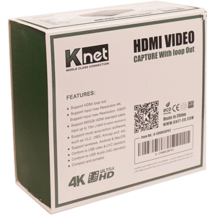 کارت کپچر HDMI کی نت مدل K-COHDCAP02