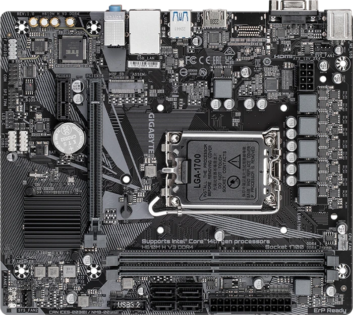مادربرد GIGABYTE مدل H610M H V3 DDR4 (rev. 1.0)