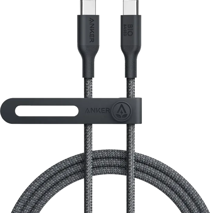 کالا Anker مدل 544 A80F6H11 1.8M 240W BLACK ASLI TYPE-C TO TYPE-C CABLE
