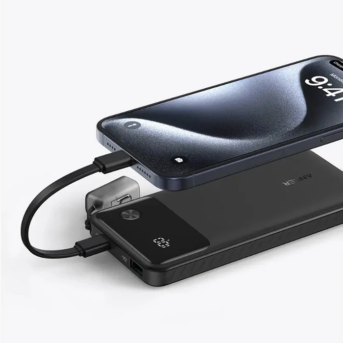 پاور بانک 10000 میلی‌آمپر ساعت Anker مدل Pocket sized A1388