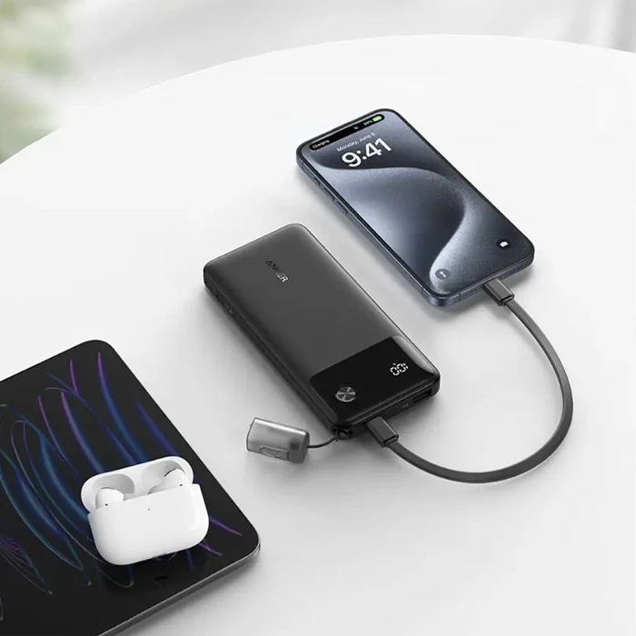 پاور بانک 10000 میلی‌آمپر ساعت Anker مدل Pocket sized A1388