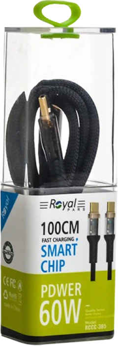 کابل شارژ 1 متری Type-C رویال مدل RCC-305