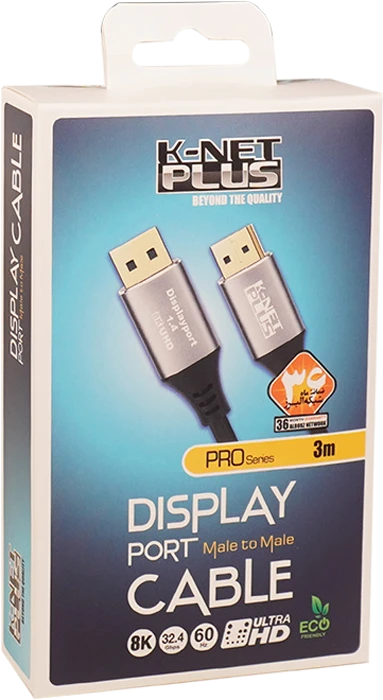 کابل 3 متری Display Port کی نت پلاس مدل KP-CDP1430