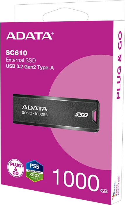 حافظه SSD اکسترنال 1 ترابایت Adata مدل SC6106