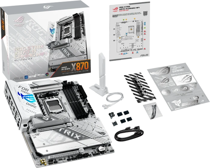 باندل مادربرد Asus ROG strix X870A (WI-FI) به همراه پردازنده AMD Ryzen 9 9950X