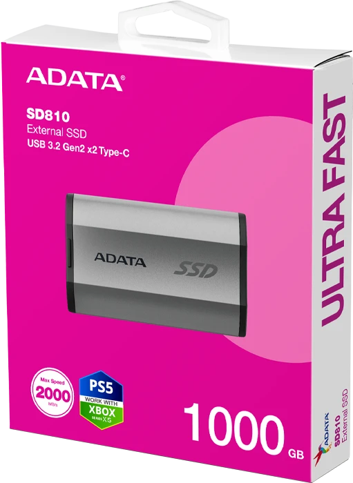 حافظه SSD اکسترنال 1 ترابایت Adata مدل SD810