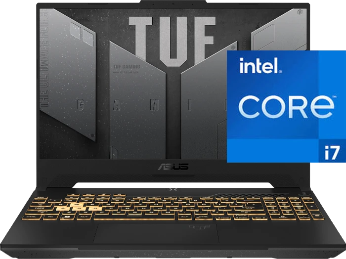 لپ تاپ گیمینگ 15.6 اینچ Asus مدل TUF Gaming F15 FX507ZC4-HN231 (i7 12700H-16GB-512GB SSD-RTX3050-FHD-Backlight)
