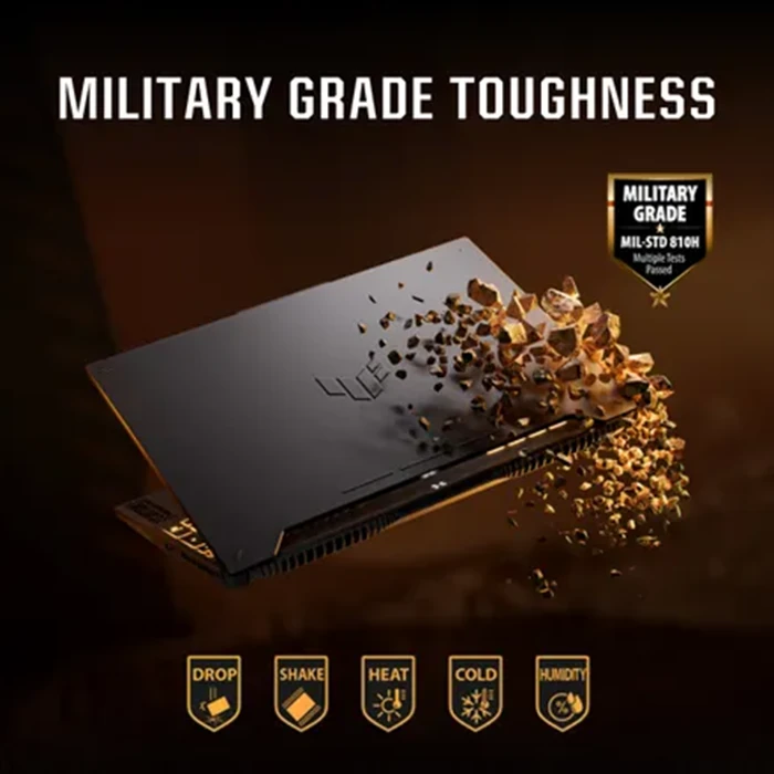 لپ تاپ گیمینگ 15.6 اینچ Asus مدل TUF Gaming F15 FX507ZC4-HN231 (i7 12700H-16GB-512GB SSD-RTX3050-FHD-Backlight)
