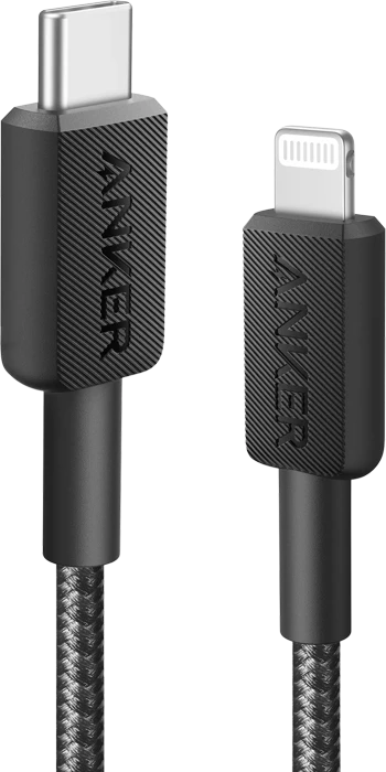 کالا Anker مدل 322 A81B6H11 1.8M BLACK USB-C TO LIGTNING ASLI CABLE