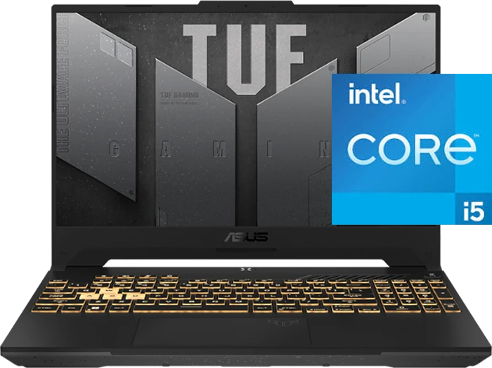 لپ تاپ گیمینگ 15.6 اینچ Asus مدل TUF Gaming F15 FX507ZC4 - HN143 (i5 12500H-16GB-512GB SSD-RTX 3050-FHD-Backlight)