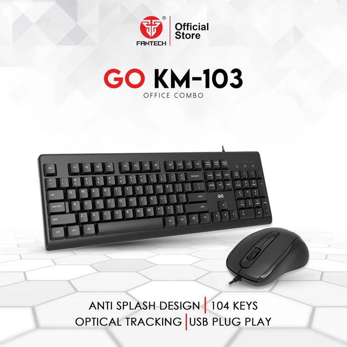 کیبورد و موس سیمی Fantech مدل GO KM103