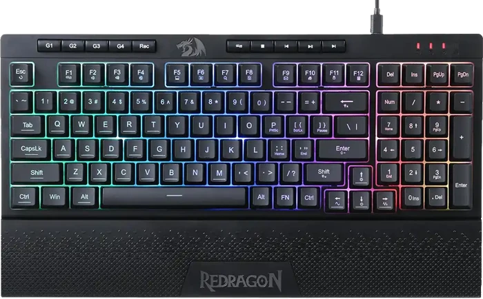 کیبورد سیمی گیمینگ Redragon مدل SHIVA K515 RGB
