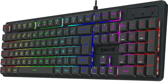 کیبورد سیمی گیمینگ Redragon مدل Netherbane K521 RGB