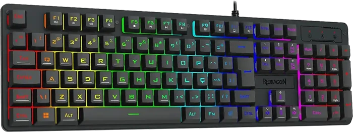 کیبورد سیمی گیمینگ Redragon مدل Netherbane K521 RGB