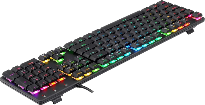 کیبورد سیمی گیمینگ Redragon مدل Shrapnel K589 RGB با سوئیچ قرمز
