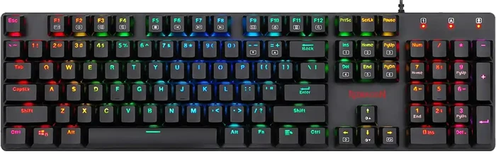 کیبورد سیمی گیمینگ Redragon مدل Shrapnel K589 RGB با سوئیچ قرمز