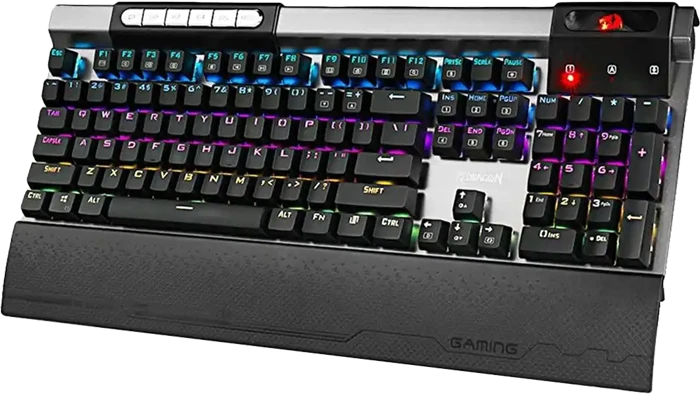کیبورد سیمی گیمینگ Redragon مدل SURYA K563 RGB با سوئیچ آبی