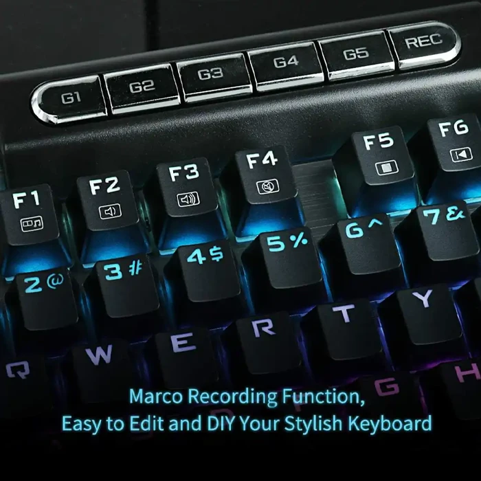 کیبورد سیمی گیمینگ Redragon مدل SURYA K563 RGB با سوئیچ آبی