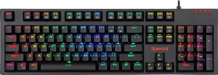 REDRAGON GAMING ASMA K592 PRO RGB BLUE SWITCH BLACK TAKHTJAMSHID MECHANICAL KB