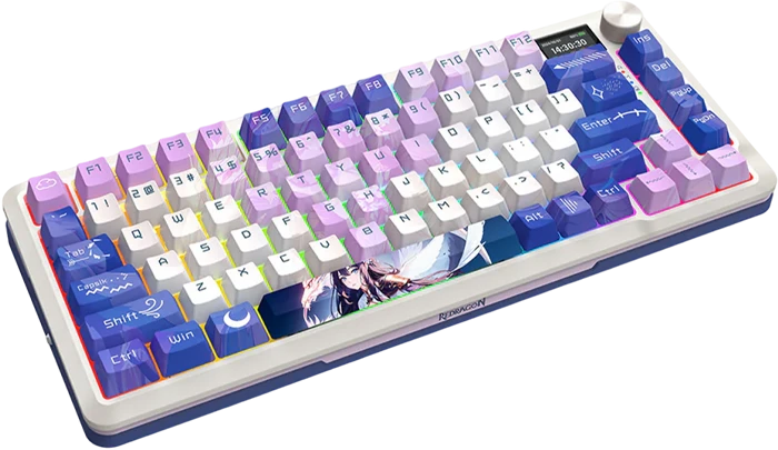 کیبورد بی سیم گیمینگ Redragon مدل K708 AK PRO RGB با سوئیچ کرمی