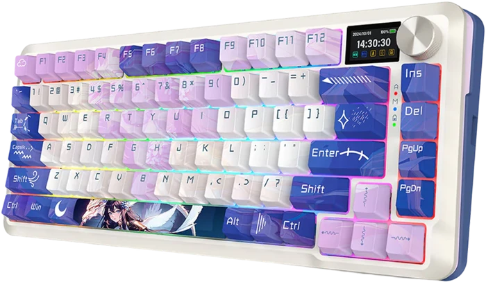 کیبورد بی سیم گیمینگ Redragon مدل K708 AK PRO RGB با سوئیچ کرمی