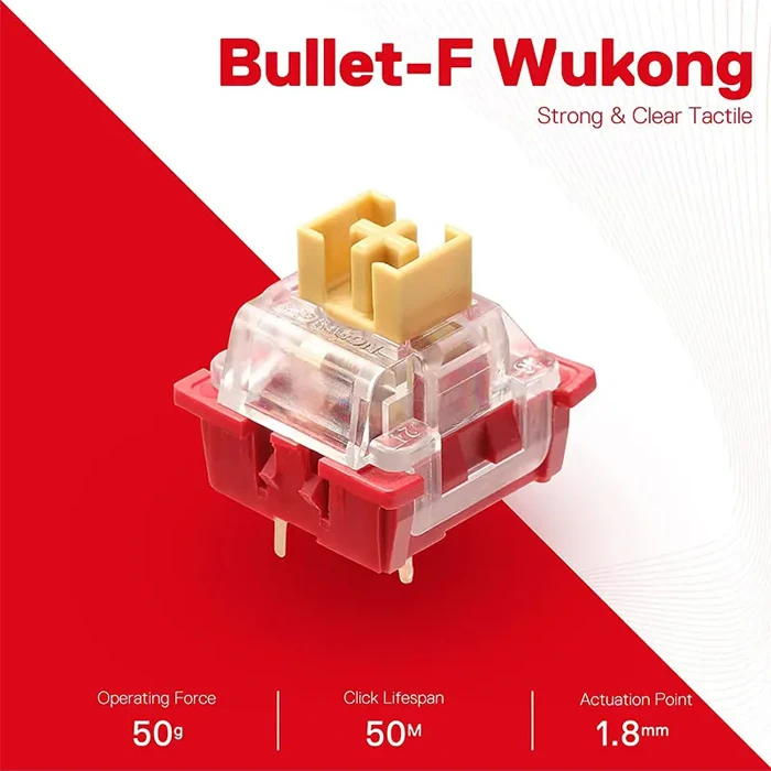 سوییچ کیبورد مکانیکال Redragon مدل Bullet F A113
