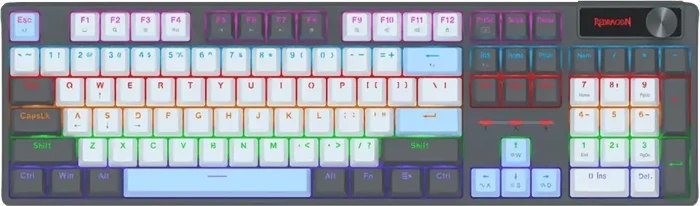 REDRAGON GAMING CAESURA K718 RGB RED SWITCH GRAY/BLUE TAKHTJAMSHID MECHANICAL KB