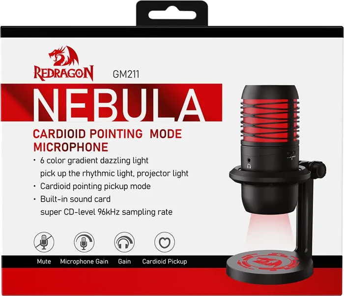 میکروفون گیمینگ Redragon مدل NEBULA GM211