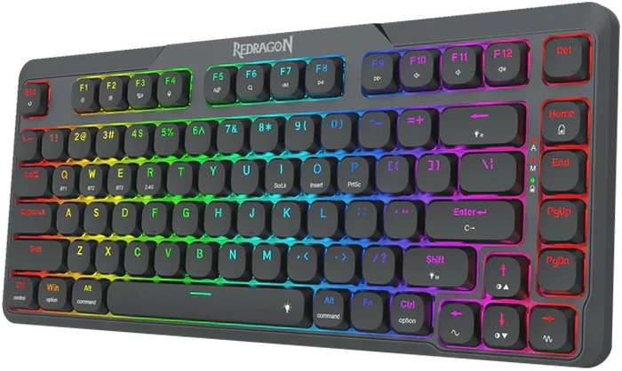 کیبورد بی سیم گیمینگ Redragon مدل AETHER K706 PRO با سوئیچ قرمز